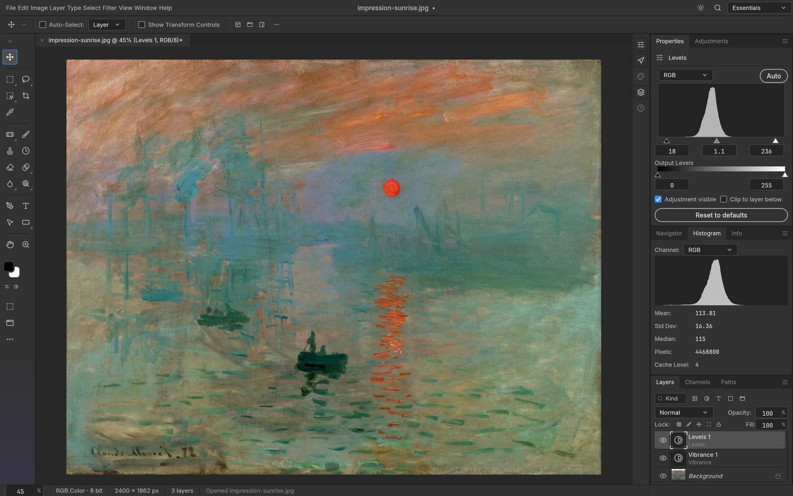 Gemini 4 Argon photocraft color and adjustment controls